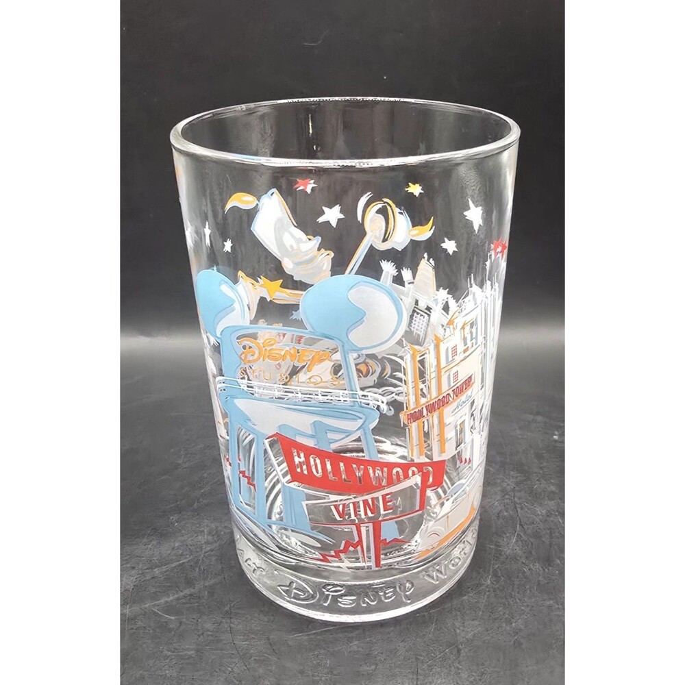 McDonalds Disney 100 Years of Magic 25th Anniversary Glass Cup Hollywood Studios